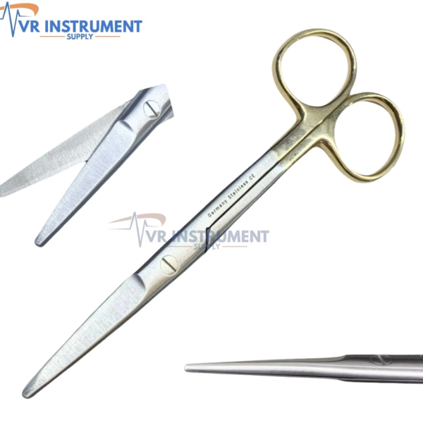 T/C Mayo Scissors Straight 5.5" Germany Tungsten Carbide Inserts Surgical Tools