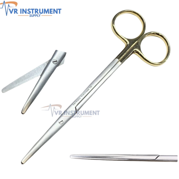 T/C Germany Tungsten Carbide Inserts Metzenbaum Scissors Straight 6" Blunt/Blunt