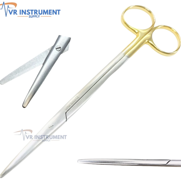 T/C Germany Tungsten Carbide Inserts Metzenbaum Scissors Straight 8" Blunt/Blunt